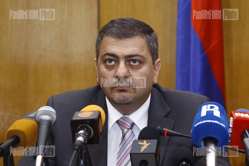 Пресс-конференция министра Финансов РА Ваче Габриеляна