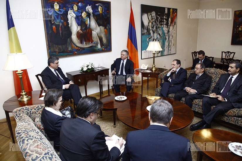 Встреча Министра ИД РА Эдуарда Налбандяна и Министра ИД Румынии Тэодора Боконски