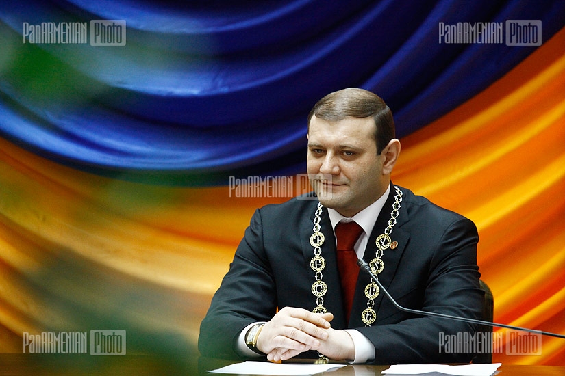 Inauguration of new Mayor of Yerevan Taron Magraryan