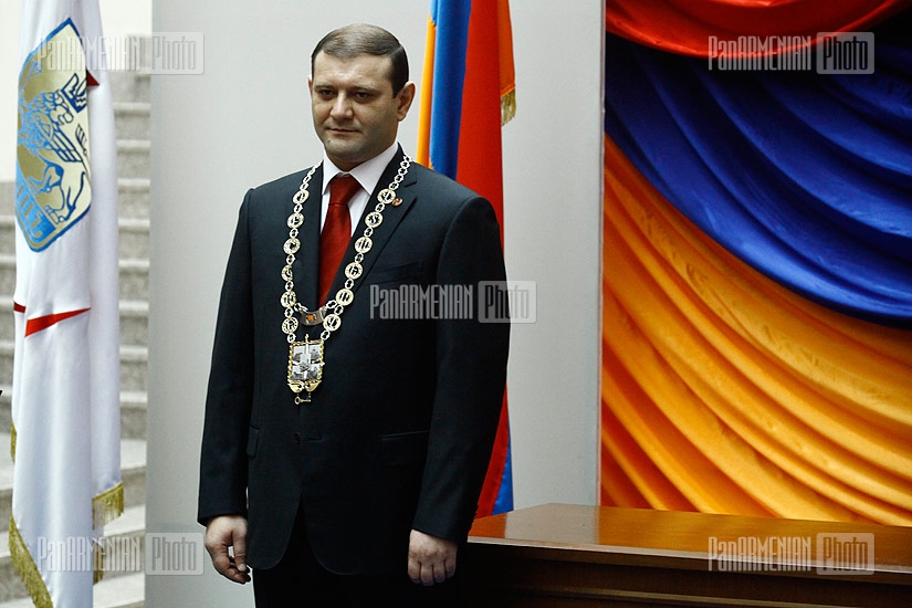 Inauguration of new Mayor of Yerevan Taron Magraryan