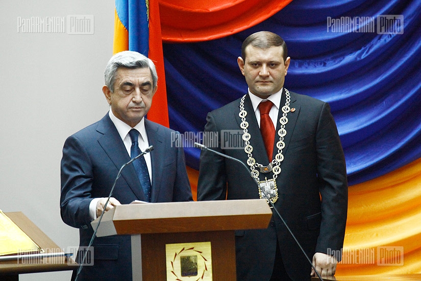 Inauguration of new Mayor of Yerevan Taron Magraryan