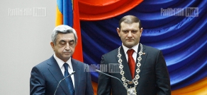 Церемония инаугурации нового мэра Еревана Тарона Маргаряна