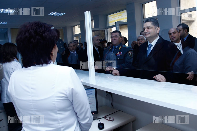 Re-opening of Mashtots passport office 