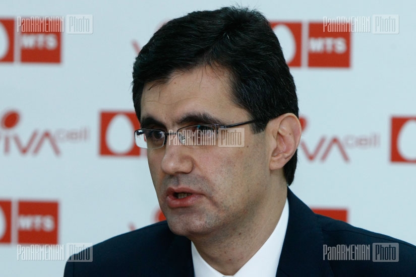Press conference of VivaCell-MTS CEO Ralph Yirikyan and director of Synopsys Armenia Hovik Musaelyan
