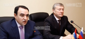 Брифинг главы СЕБ Армении Артура Багдасаряна и генсека ОДКБ Николая Бордюжи