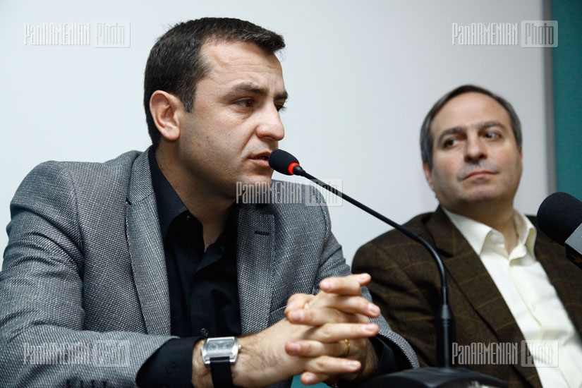 Press conference at Football Academy concerning Pyunik FC
