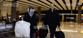 Junior Eurovision Song Contest 2011 delegation from Macedonia arrives to Yerevan
