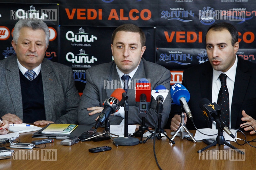 Press conference of MP Karen Avagyan, director of Scientific Center of Drug and Medical Technology Enterprise Hakob Topchyan and head of RA Healthcare Ministry’s staff Suren Krmoyan