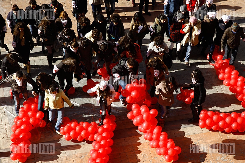 Flashmob on World AIDS Day