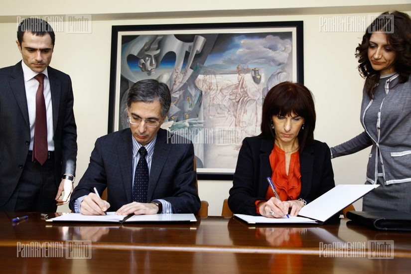 RA Ministry of Economy and UNDP Armenian office sign a memorandum of understanding