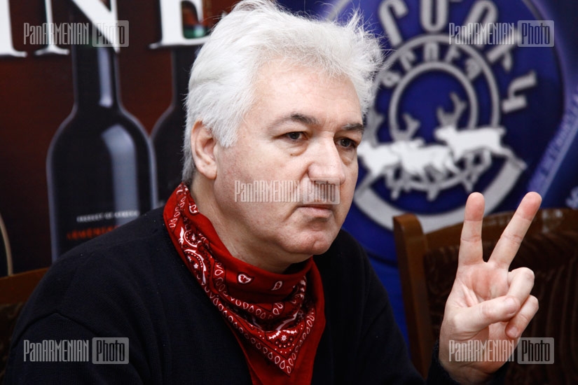 Press conference of freedom fighter Sargis Hatspanyan