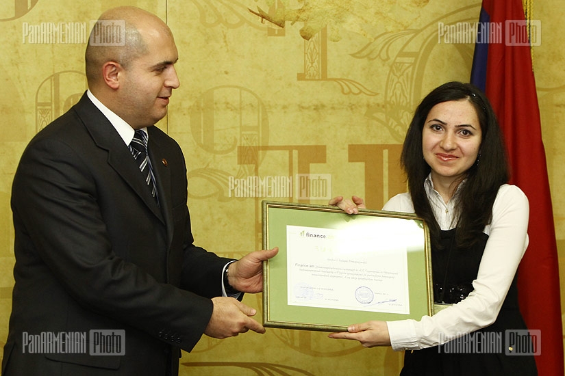 RA MES and Finance.am portal award the winners of My Formula of Business Attraction contest