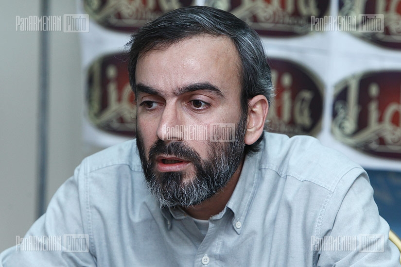 Press conference of Sardarapat movement member Zhirayr Sefilyan