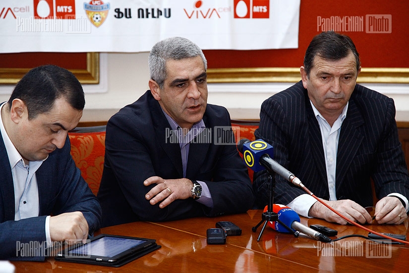 Press conference of FC Ulysses staff 