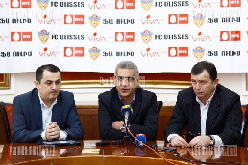 Press conference of FC Ulysses staff 