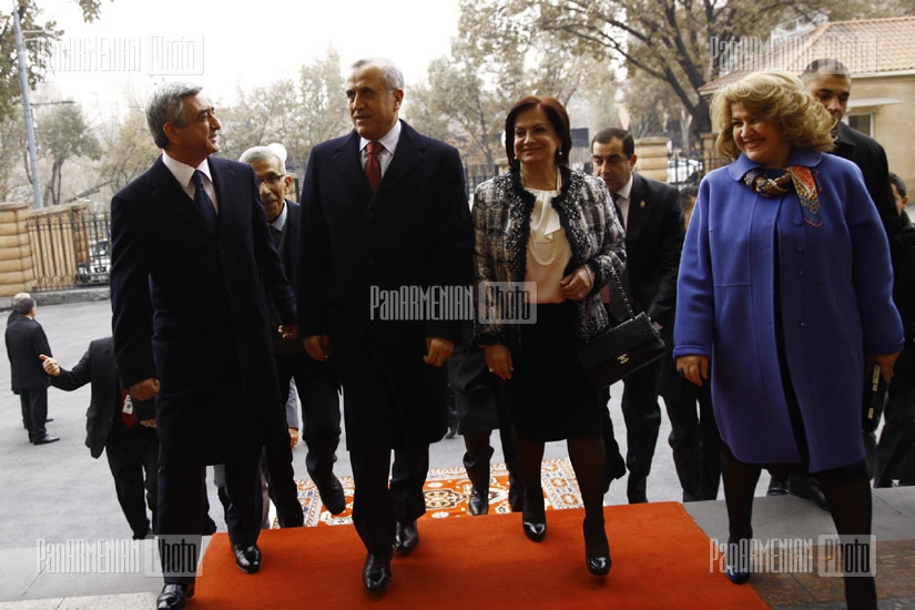 Президент РА встретился в Ереване с президентом Ливана Мишелем Сулейманом