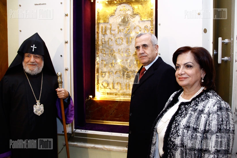 Президент Ливана Мишель Сулейман посетил Первопрестольный Эчмиадзин