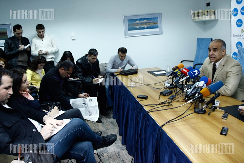 Пресс-конференция лидера партии Наследие Раффи Ованисяна