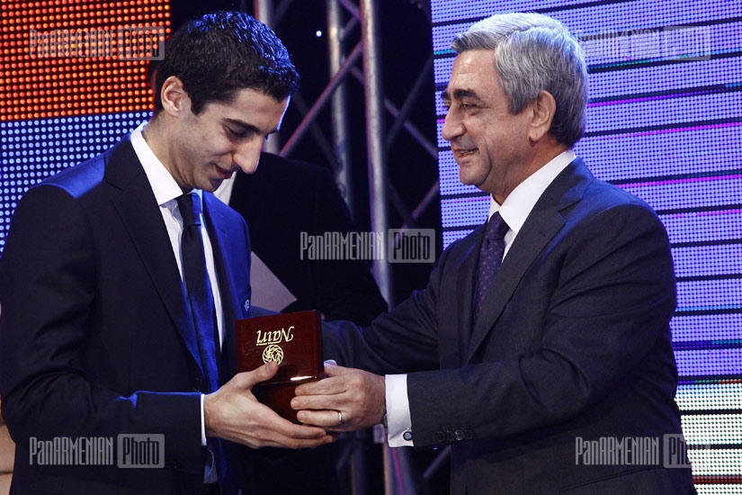 Церемония вручения футбольной премии Армении за 2011 год