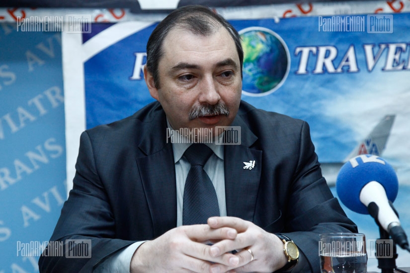 Press conference of the leader of Constitutional Right Union Hayk Babukhanyan