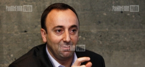 Press conference of RA Minister of Justice Hrayr Tovmasyan