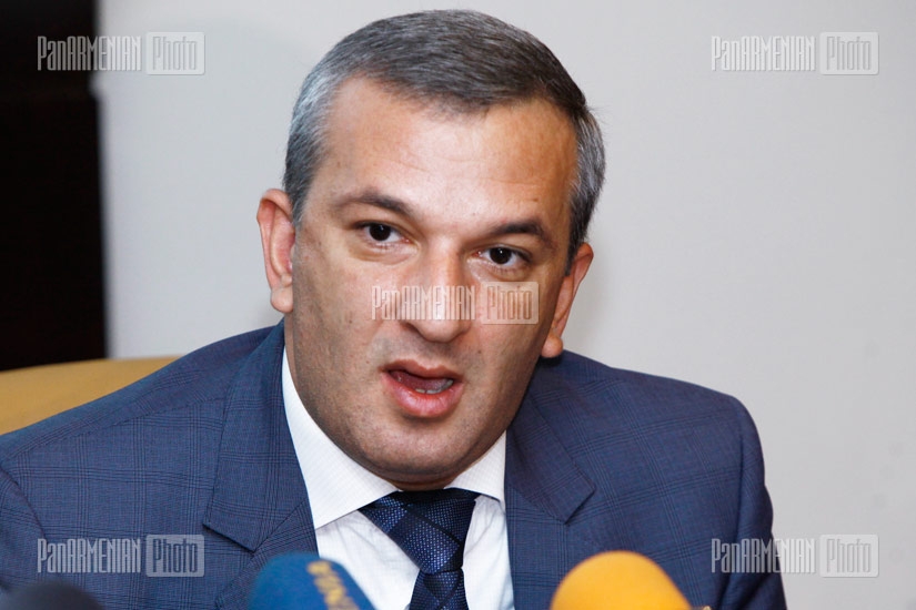 Press conference of Deputy Minister of Sports and Youth Affairs Arsen Karamyan