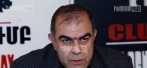 Press conference of Sardarapat movement member Garegin Chugaszyan