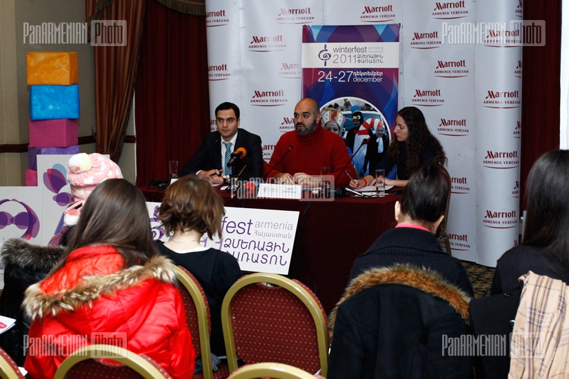 Ձմեռային Փառատոն Հայաստան 2011-ի մամուլի ասուլիսը