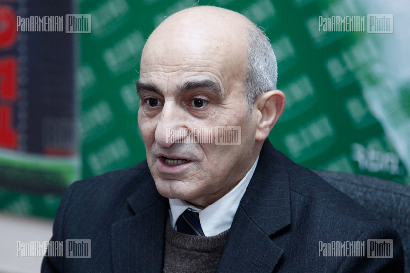 Press conference of political scientist Alexander Manasyan