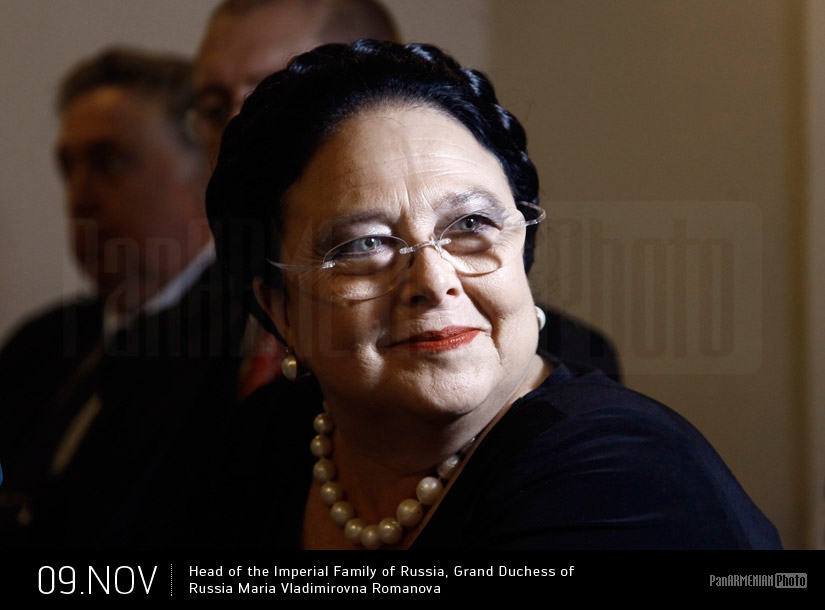 Великая княгиня, глава российского императорского дома Мария Владимировна Романова в Ереване