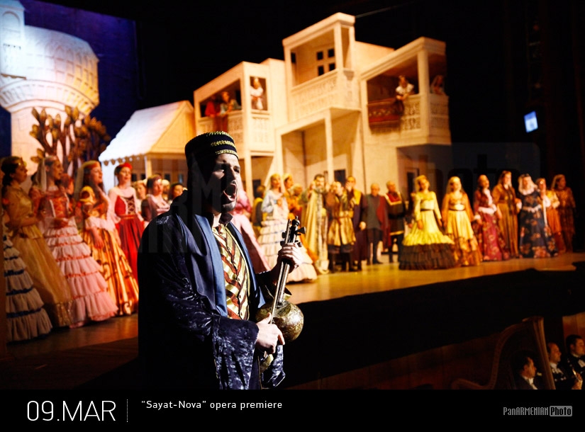'Sayat-Nova' opera premiere in Yerevan