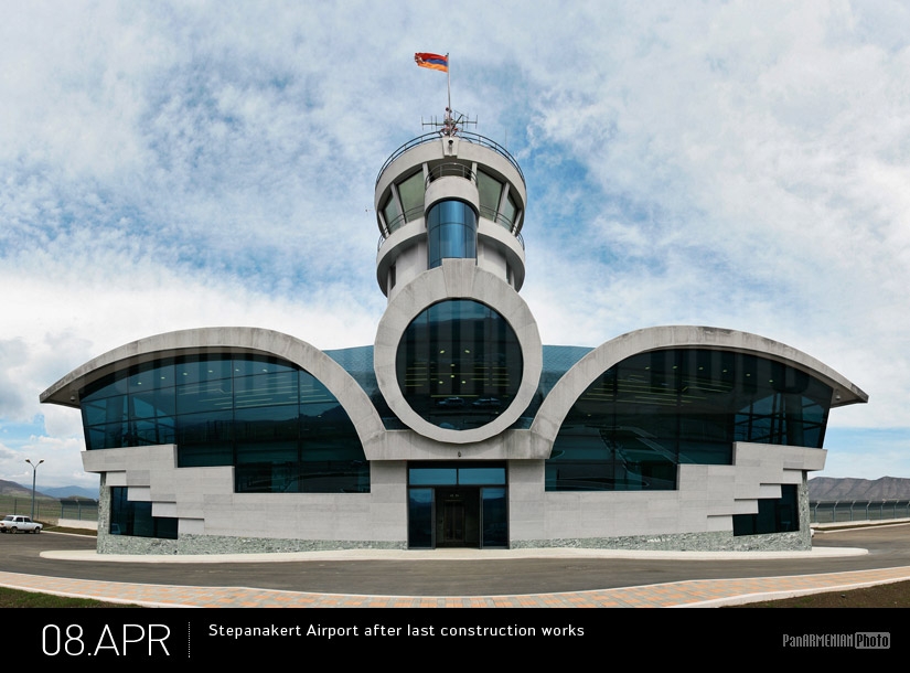 Stepanakert Airport after last construction works