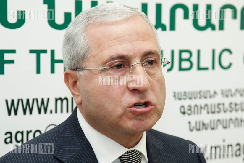 ՀՀ գյուղատնտեսության նախարարությունում տեղի ունեցավ ՀՀ գյուղատնտեսության նախարար Սերգո Կարապետյանի տարեվերջյան մամուլի ասուլիսը