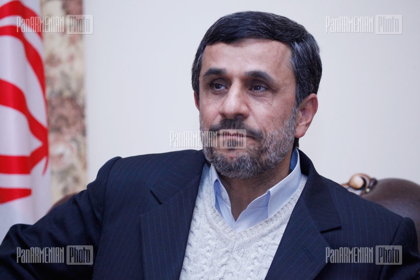 RA PM Tigran Sargsyan receives President of Iran Islamic Republic Mahmoud Ahmadinejad