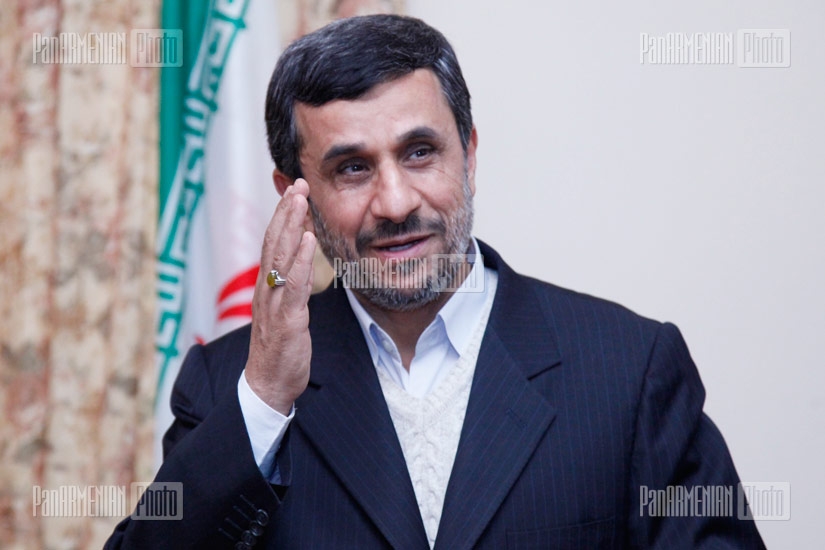 RA PM Tigran Sargsyan receives President of Iran Islamic Republic Mahmoud Ahmadinejad