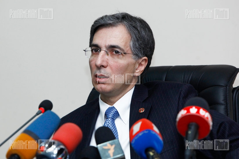 Summarizing press conference of RA Minister of Economy Tigran Davtyan