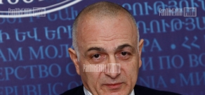 Press conference of Minister of Sport and Youth Affairs Artur Petrosyan