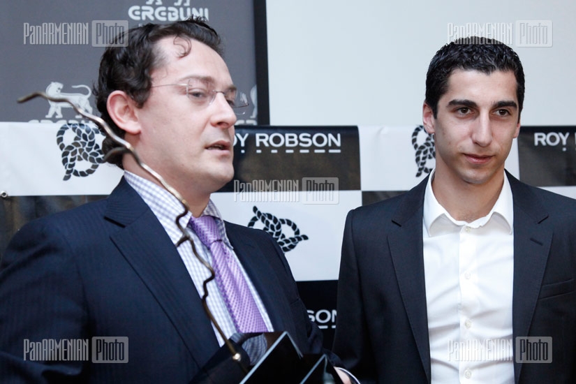Press conference of the best football player of the year Henrikh Mkhitaryan and the best sportsman of the year Roman Amoyan
