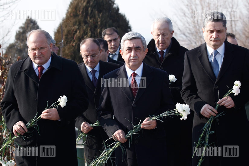 RA high ranked officials paid visit to Yerablur memorial