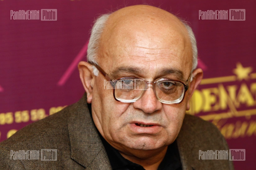 Press conference of political scientist Levon Shirinyan
