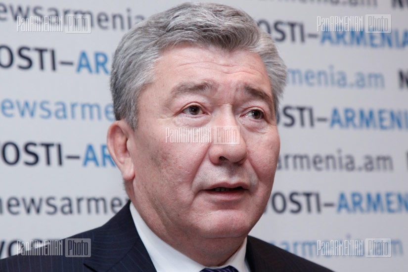 Пресс-конференция посла Казахстана в Армении Айимдоса Бозжигитова