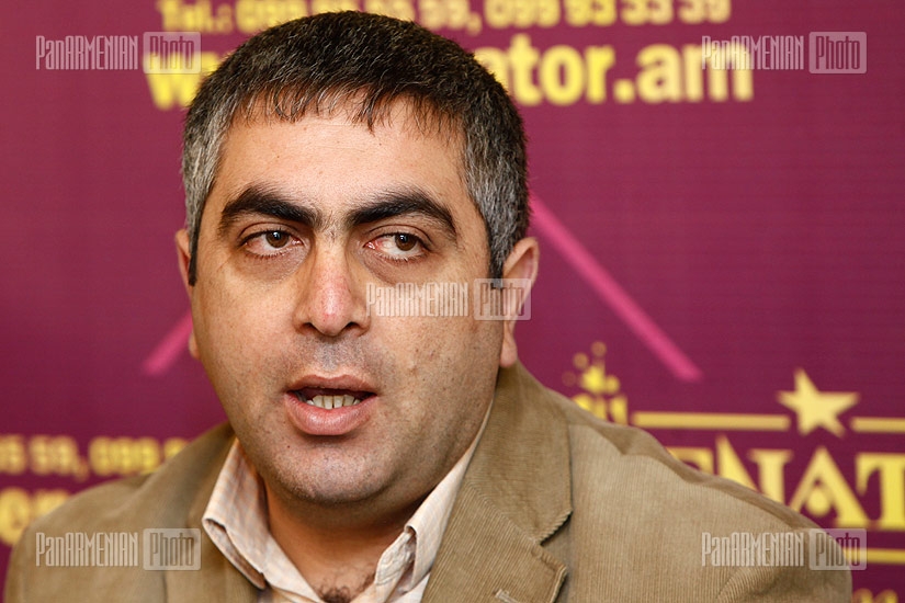 Press conference of military expert Artsrun Hovhannisyan