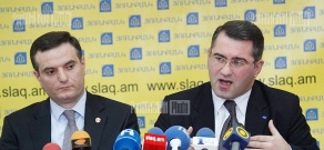 Пресс-конференция депутата от РПА Артака Закаряна и депутата от фракции 