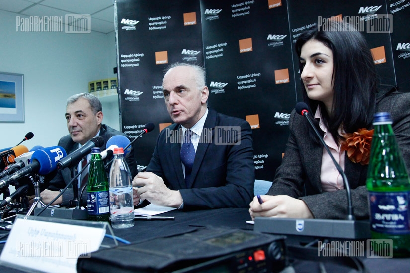Press conference of Armenian National Film Awards founders 