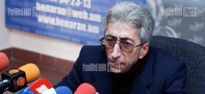 Press conference of turkologist Hakob Chakryan