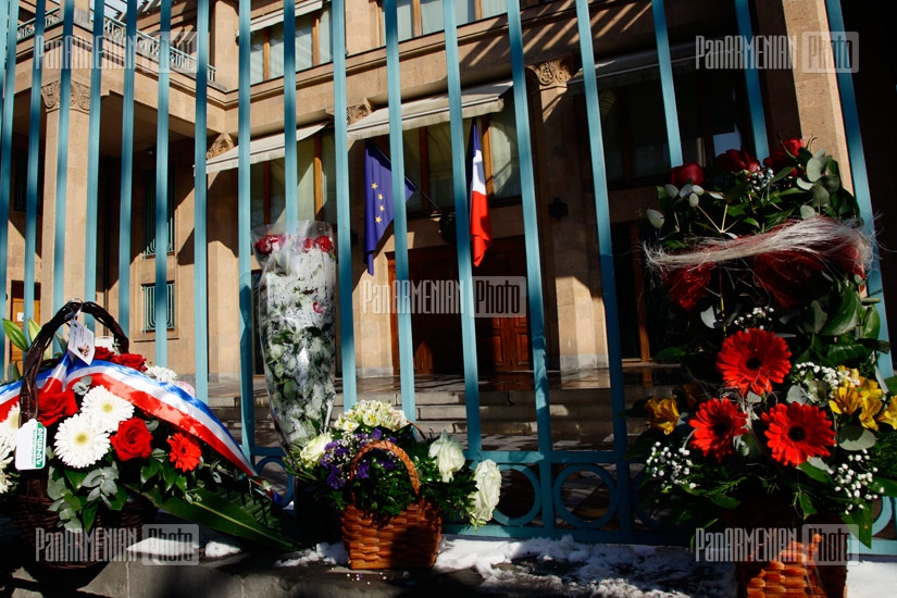 В Ереване прошла акция Мерси в знак благодарности за принятие во Франции билля по Геноциду