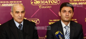 Press conference of political scientists Narek Galsyan and Alexander Manasyan