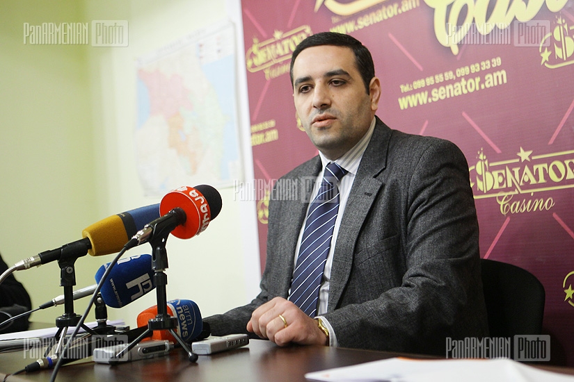 Press conference of turkologist Levon Hovsepyan