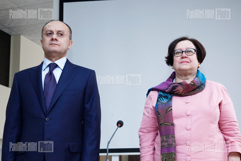 RA Minister of Defense Seyran Ohanyan visits French University of Armenia