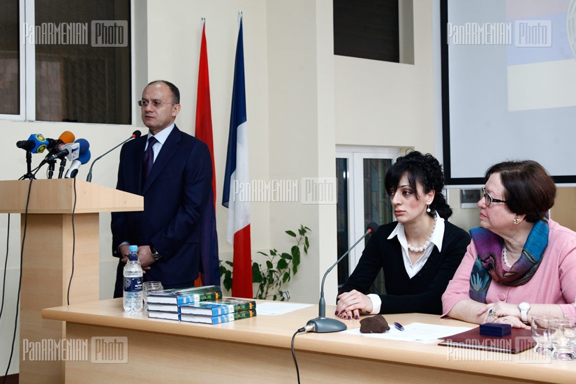 RA Minister of Defense Seyran Ohanyan visits French University of Armenia